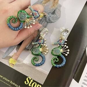 Colorful Seahorse Earrings
